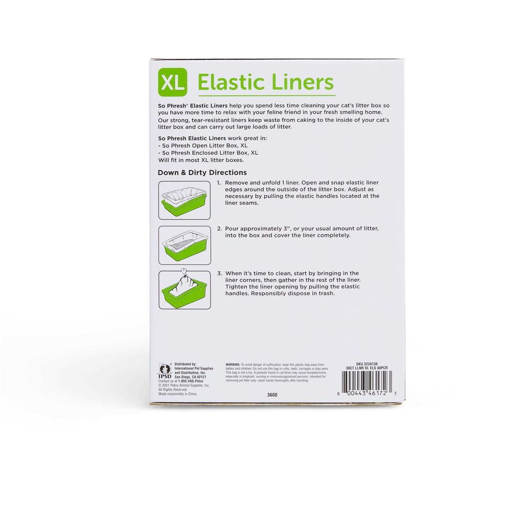 Elastic Litter Liners for Cats Y94289