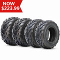 Set of 4 ATV/UTV Tires 25x8-12 Front & 25x10-12 Rear 6PR All Terrain G8490