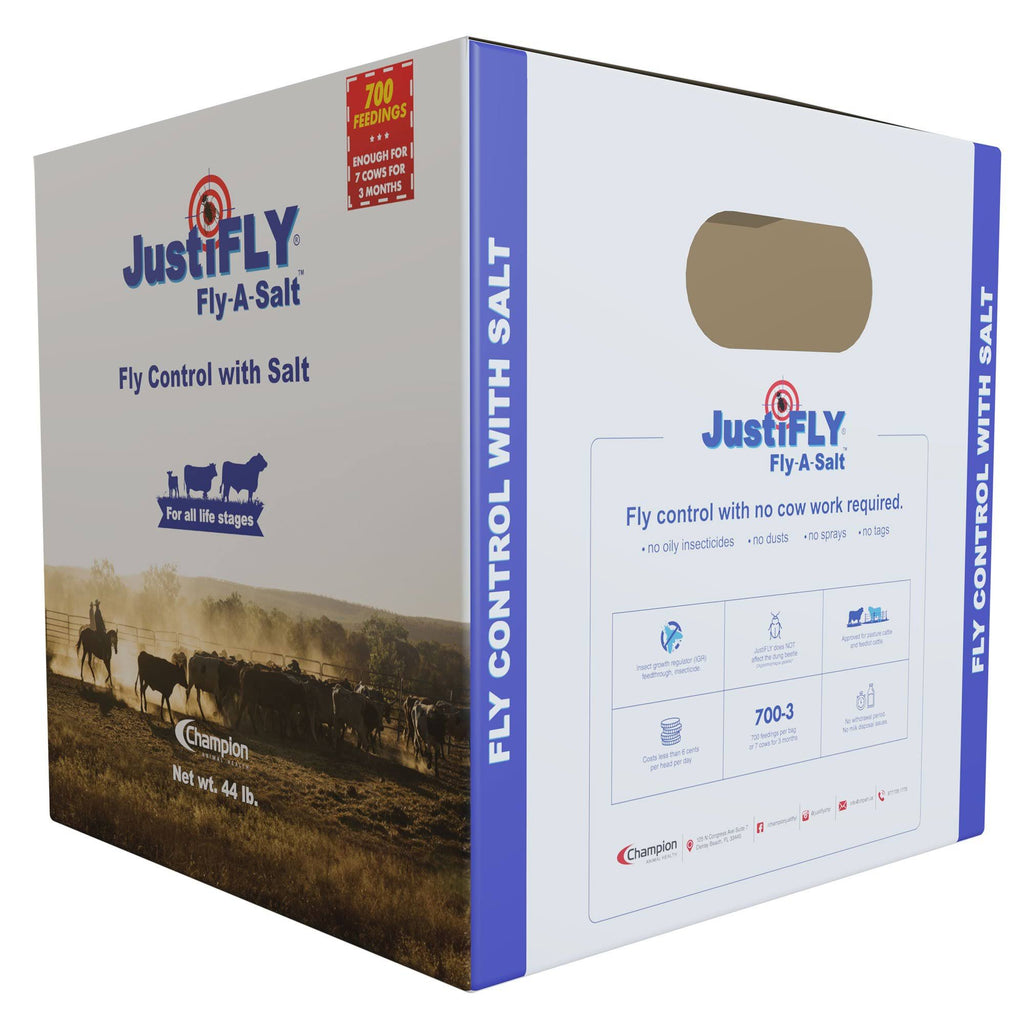 Cattle Fly Control Salt Block, 44 lb C389