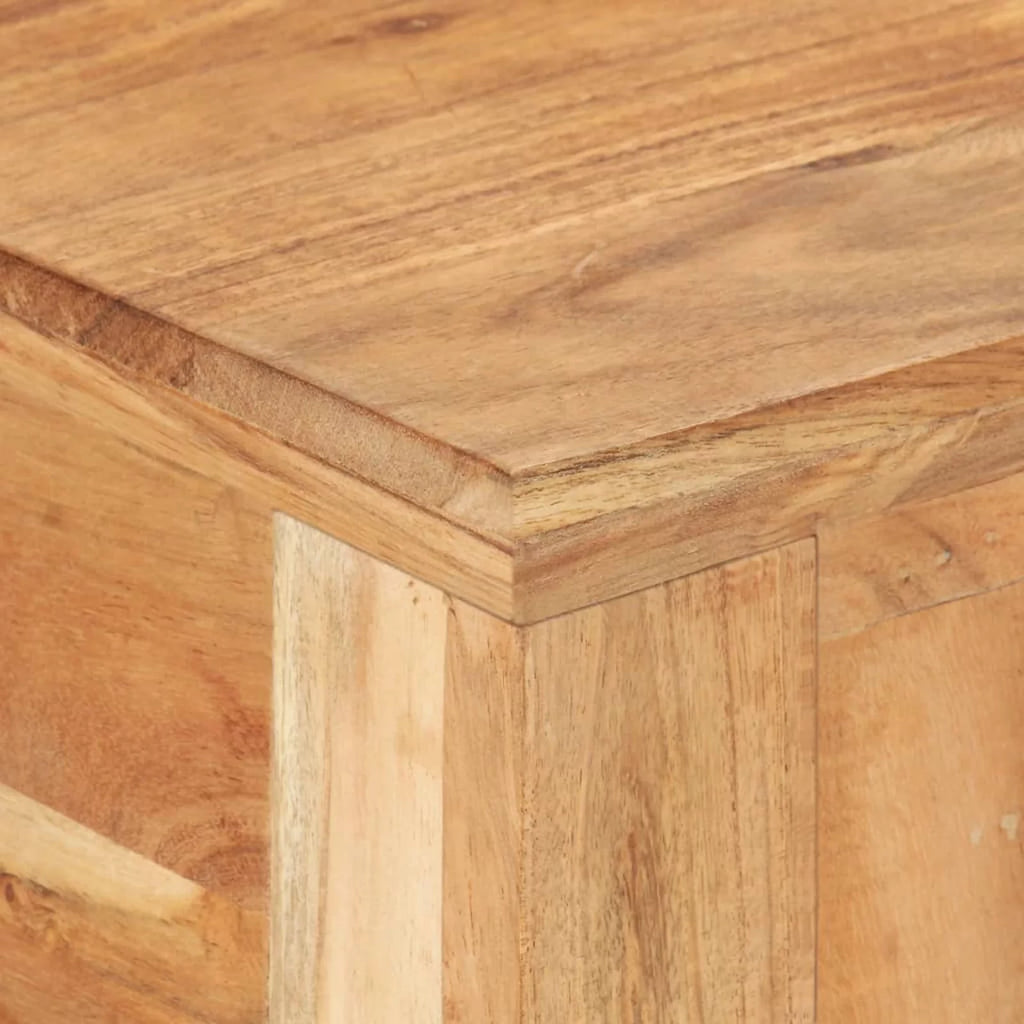 Reclaimed Wood Writing Desk with 2 Storage Drawers T168785
