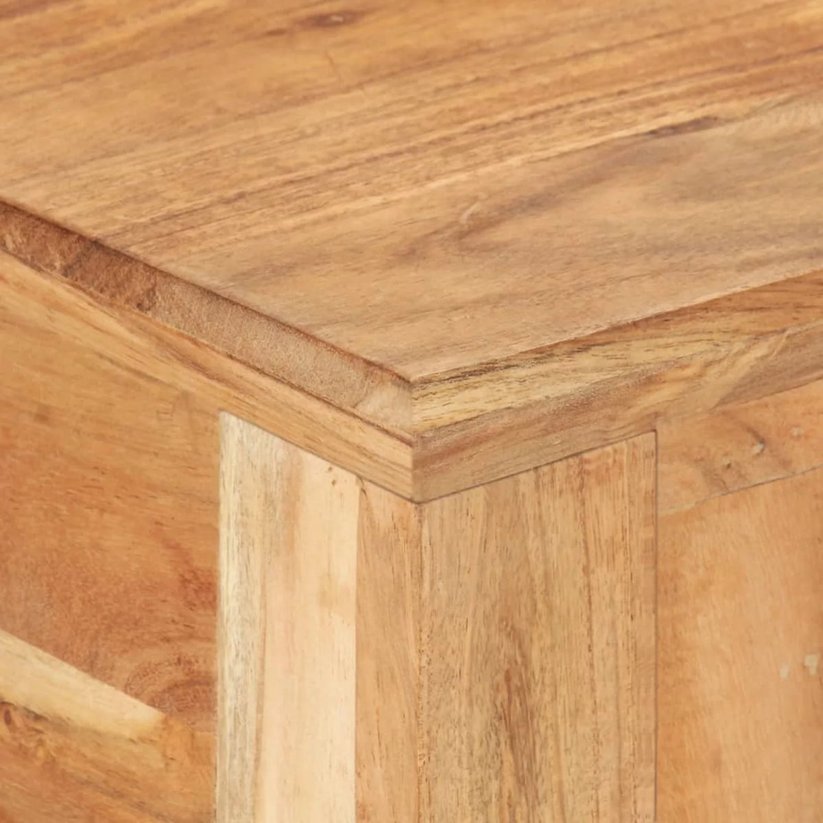 Reclaimed Wood Writing Desk with 2 Storage Drawers T168785