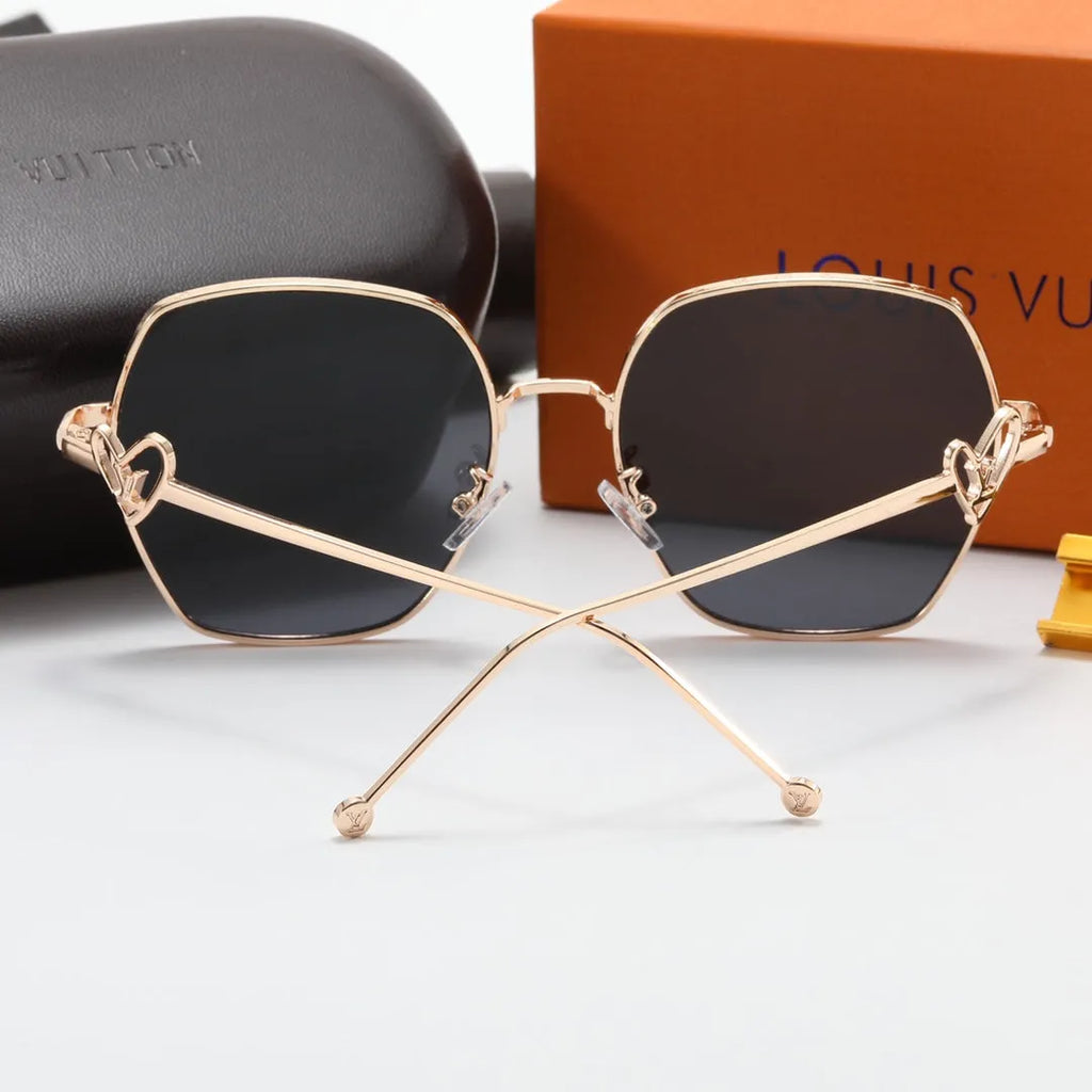 Fashionable Four-Leaf Clover Flat Sunglasses L857