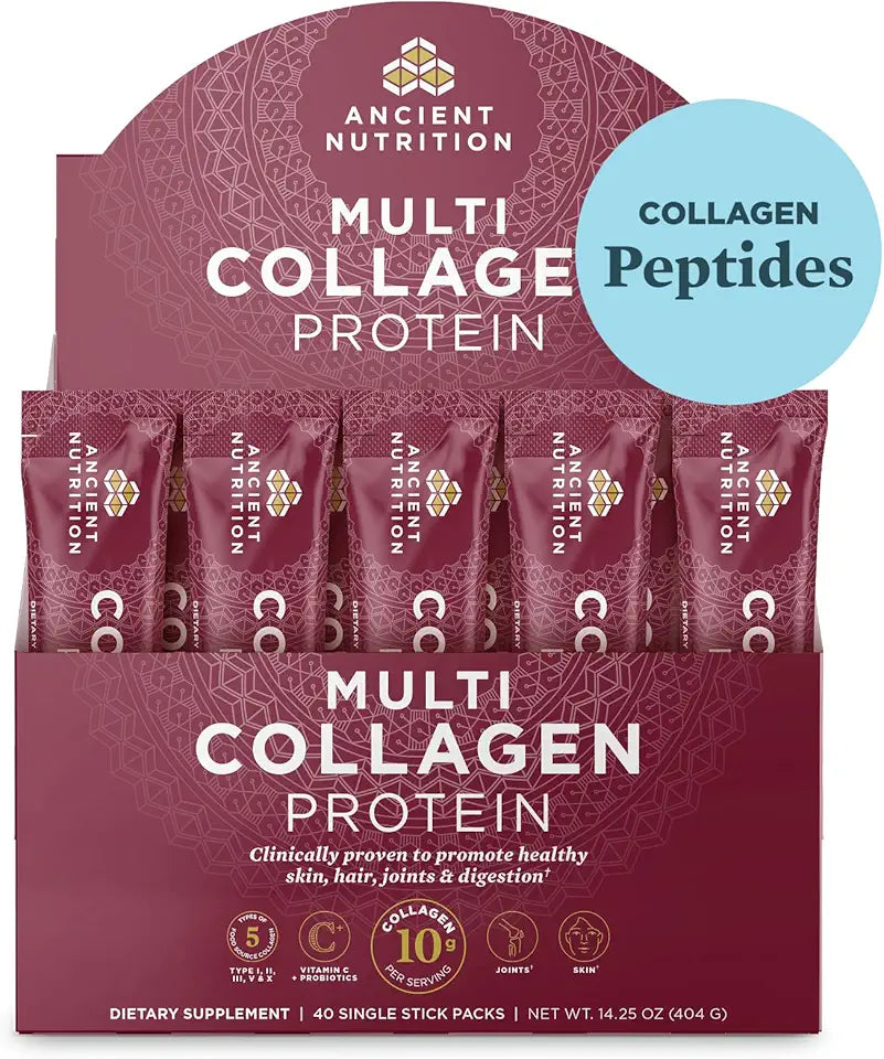 Collagen Peptides Powder, 40 Stick Packs F32361