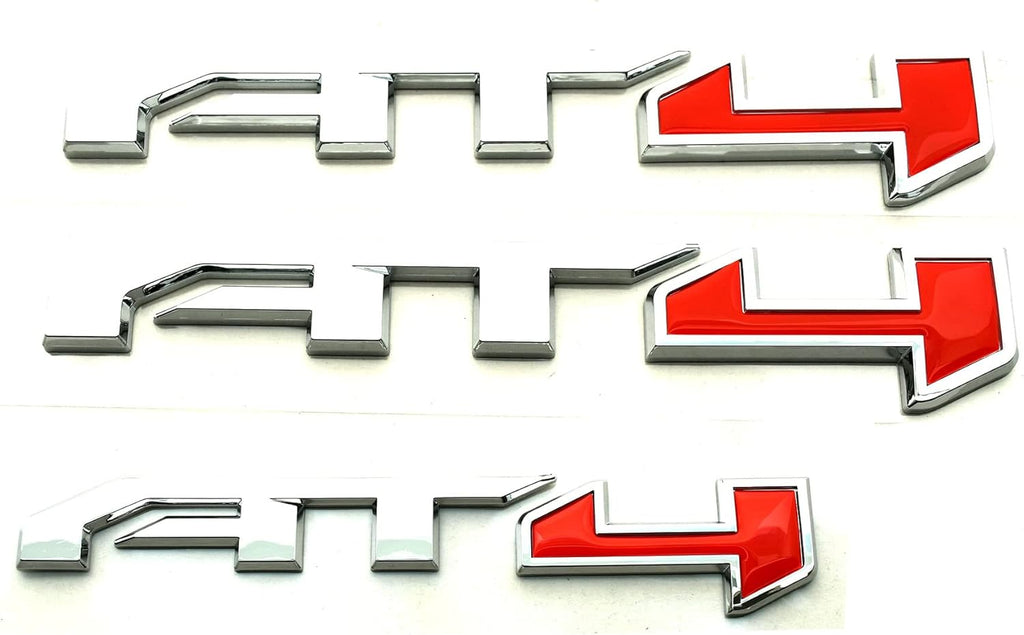 3D Badge Sticker Name Plate Decal with 3M Adhesive (Black Red) A475699