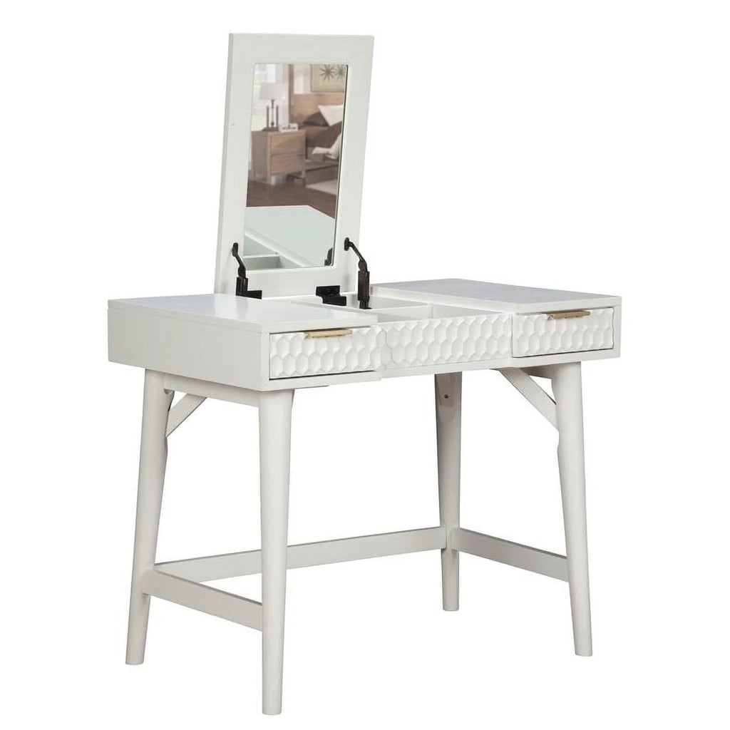 4 Piece Set with Nightstand King Headboard and Vanity B89508