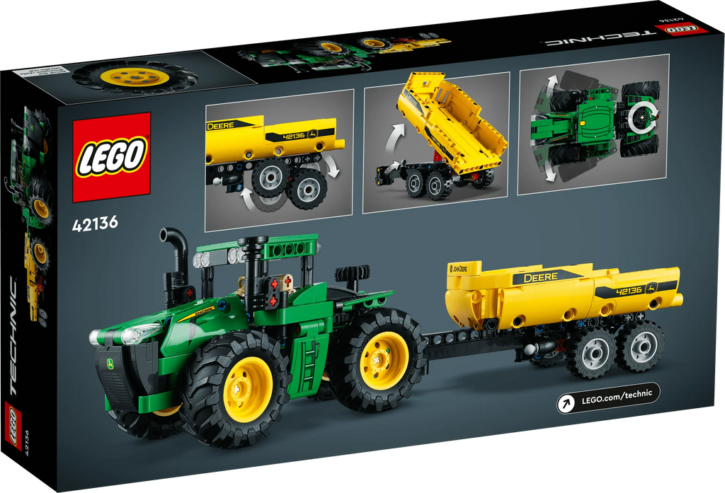 4WD Tractor Toy Building Toy with Trailer Y6656