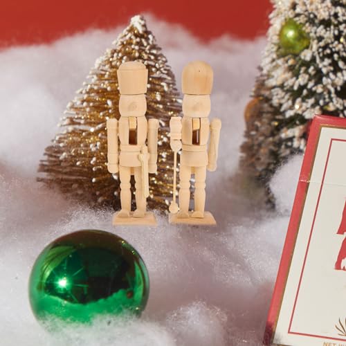 3 Pcs Wooden Nutcracker Christmas Decor Y5909