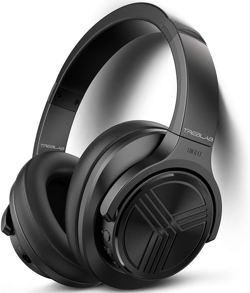 Over Ear Bluetooth Wireless Headphones with Microphone, Active Noise Cancelling, Black A669454