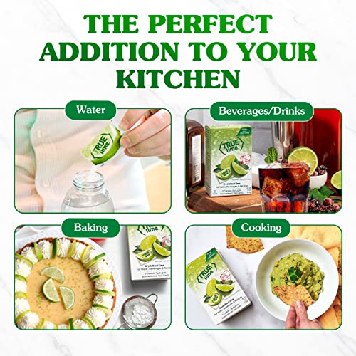 100 Packets Sugar Free Lime Water Flavoring Powder Packets L922