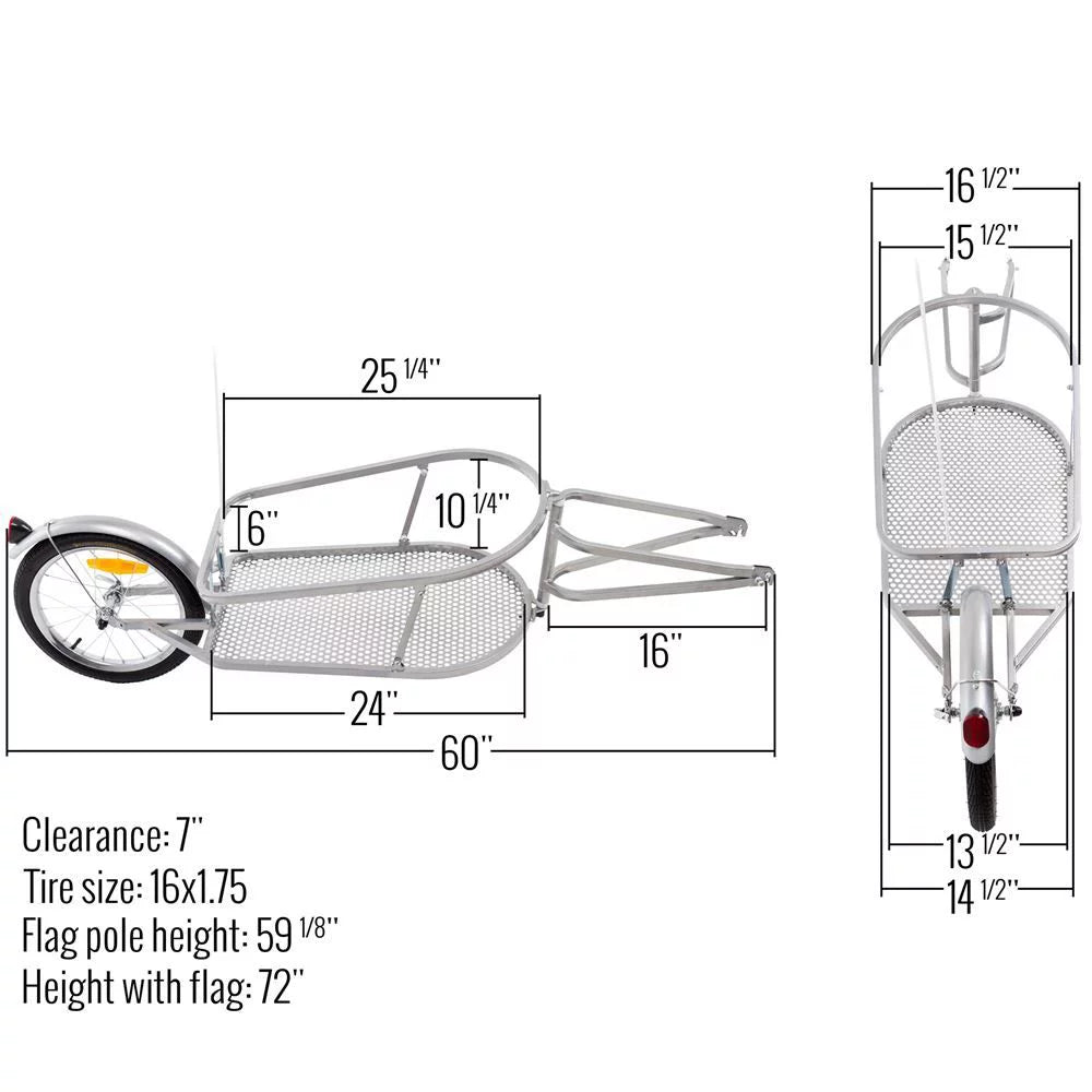 Bicycle Cargo Trailer with Cargo Bag G89297