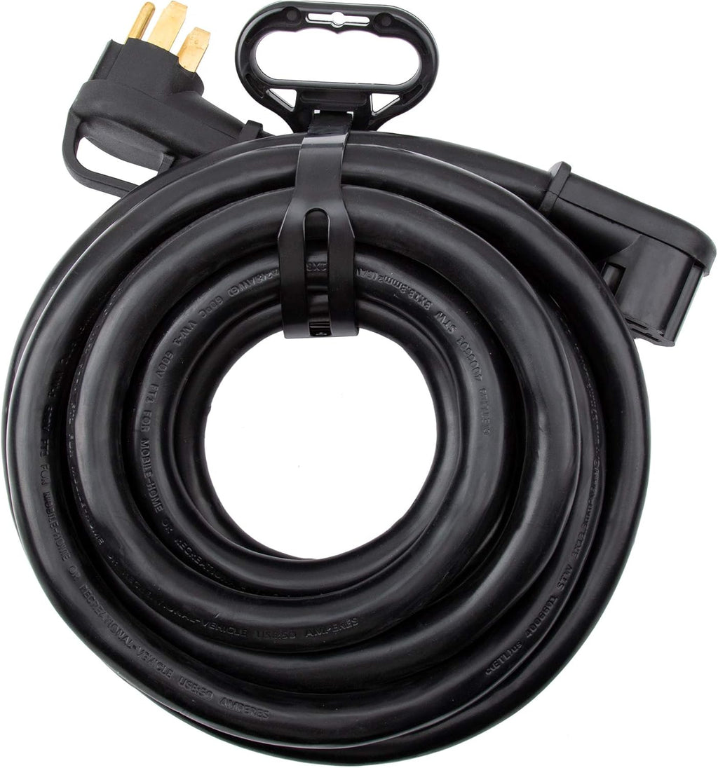 50 AMP RV Extension Cord 15 ft with Carry Strap K963