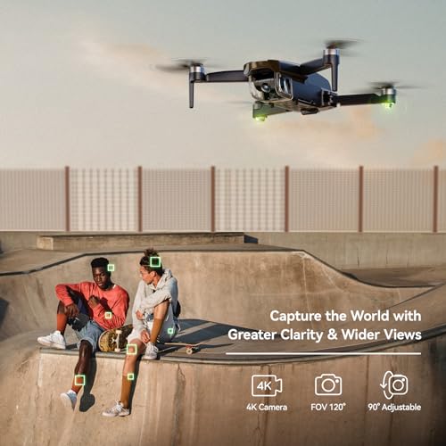 F11MINI Drone with Camera 4K, Under 249g, 60 Mins Flight with 2 batteries, 5GHz Transmission, GPS Auto Return, Brushless Motor, Foldable and Lightweight, FPV Quadcopter U6398
