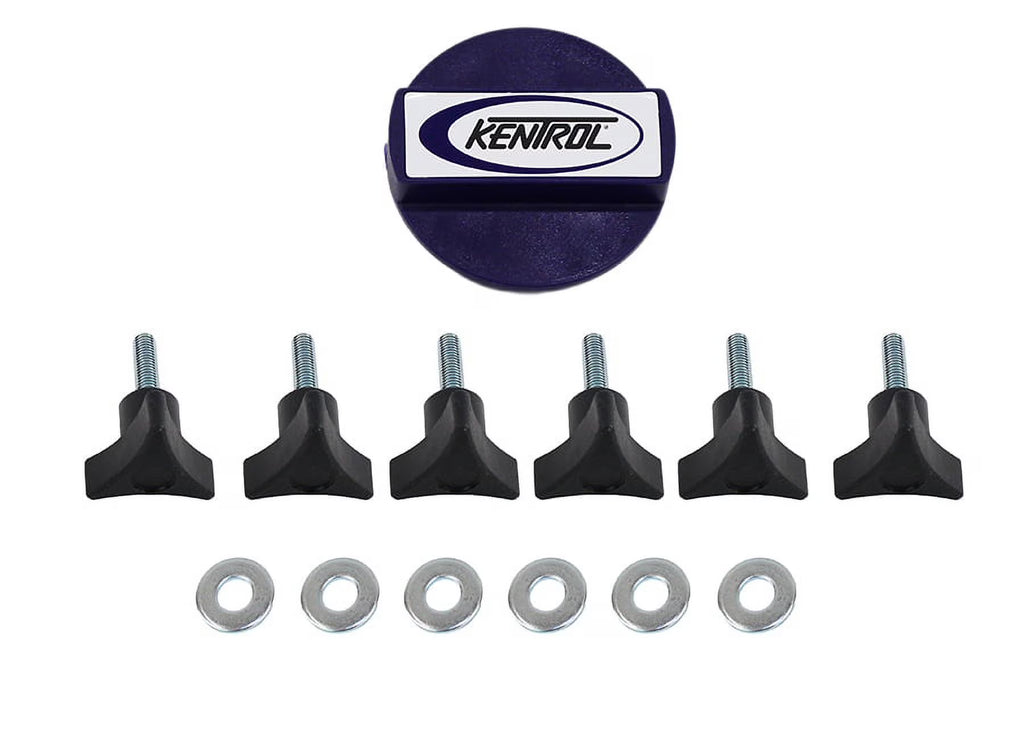 Hardtop Screws Textured Black V9662