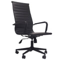 White Ergonomic High Back PU Leather Swivel Office Chair U19858