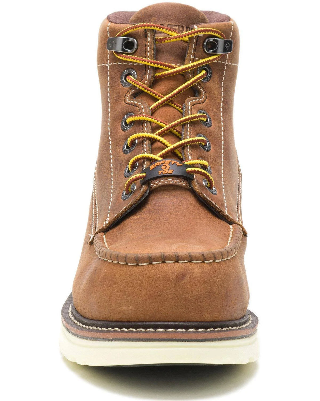 Tan Moc-Toe Work Boots D136