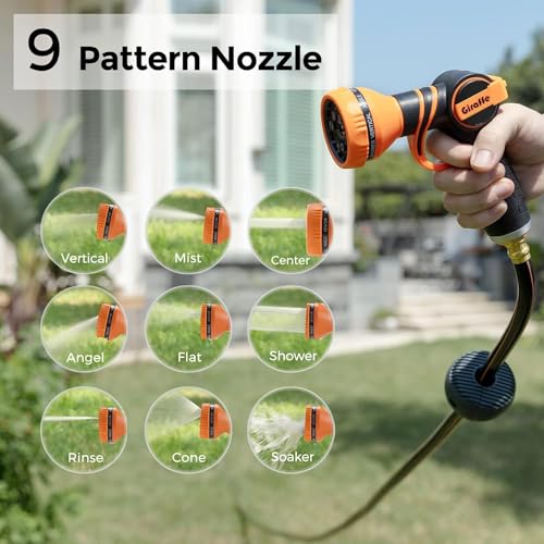 Heavy Duty Retractable Garden Hose Reel 1/2'' 78ft Wall Mounted A35768