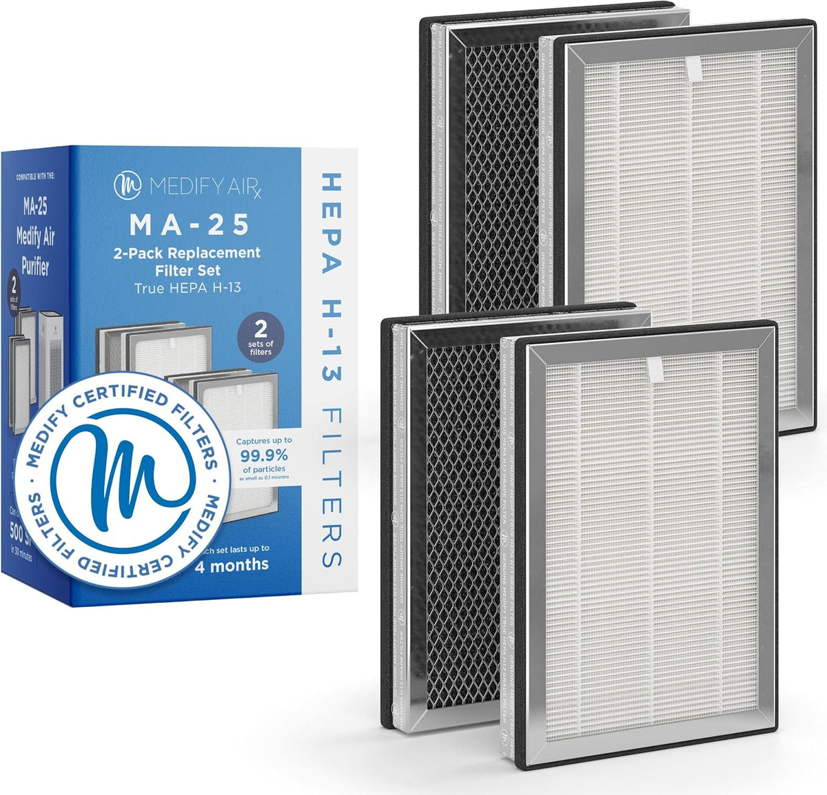 2-Pack H13 HEPA Replacement Filter T523418