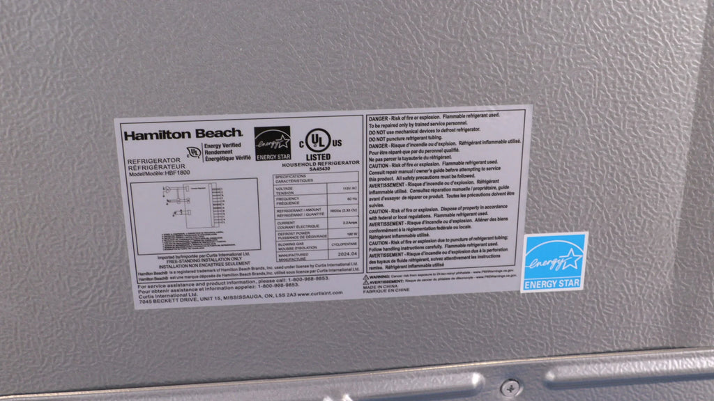 30 In. 18 Cu. Ft. Stainless Steel Bottom Mount Refrigerator W45461