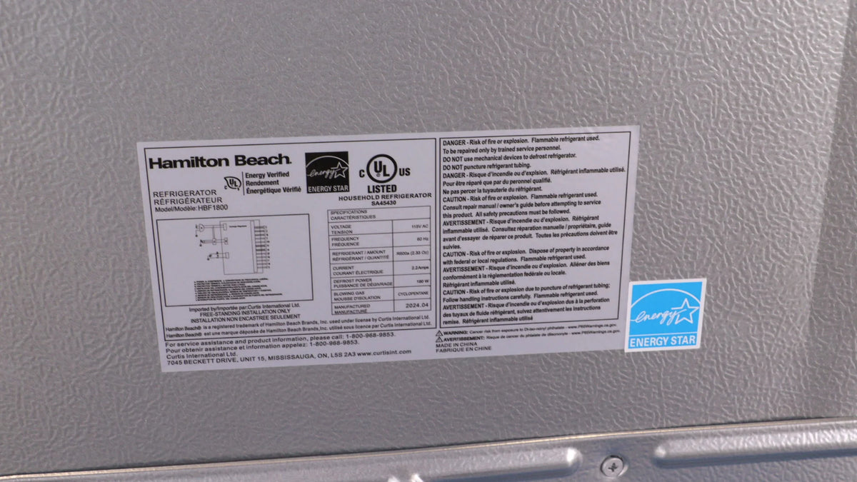 30 In. 18 Cu. Ft. Stainless Steel Bottom Mount Refrigerator W45461
