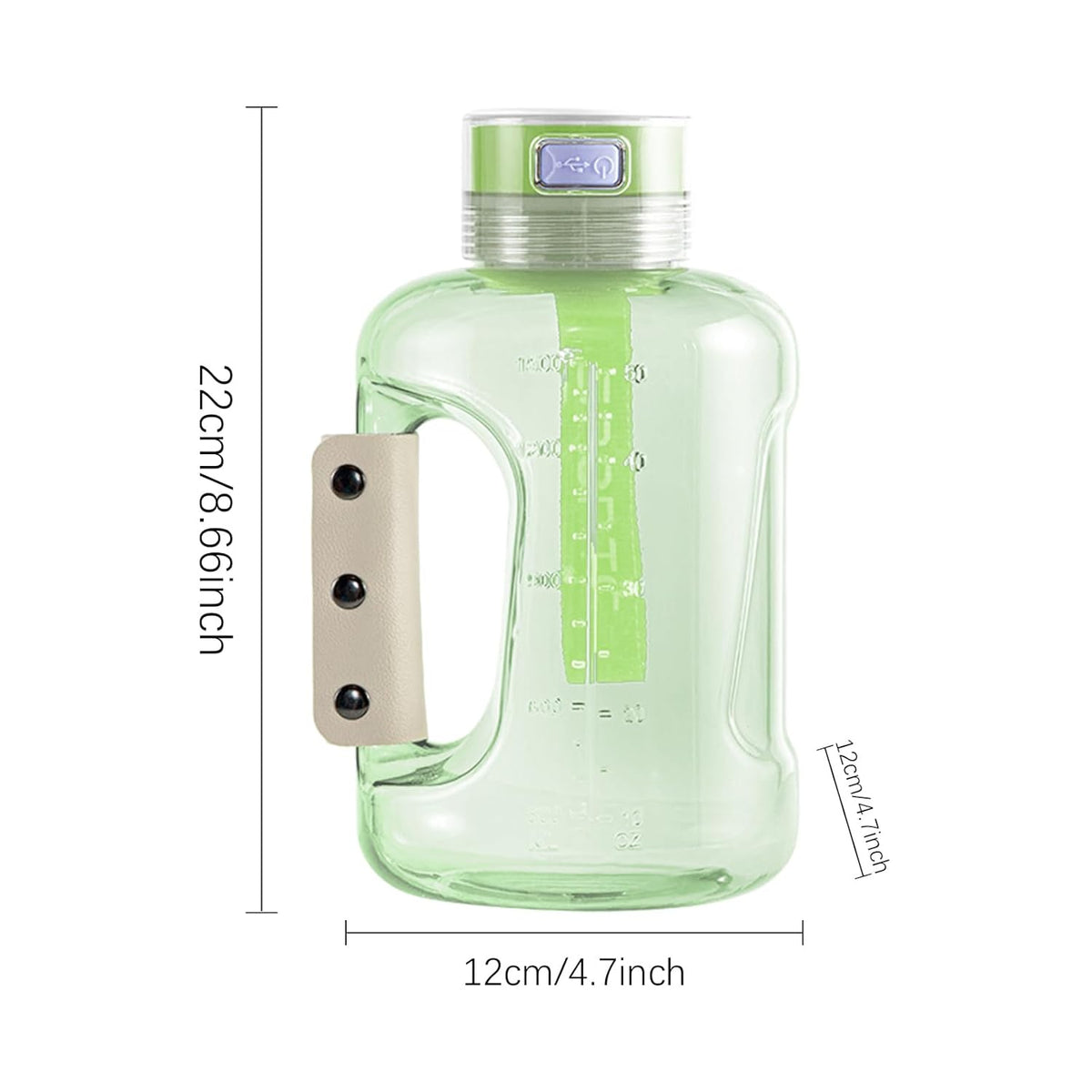 1.5L Hydrogen Water Bottle K3765