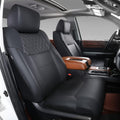 Black Red Car Seat Covers Full Set Q9652