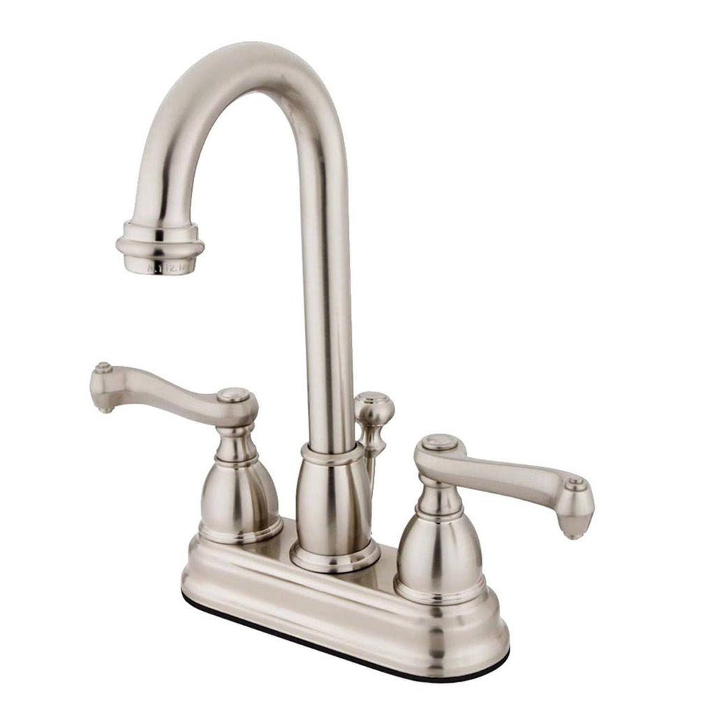 Centerset Bathroom Faucet Polished Brass D8770