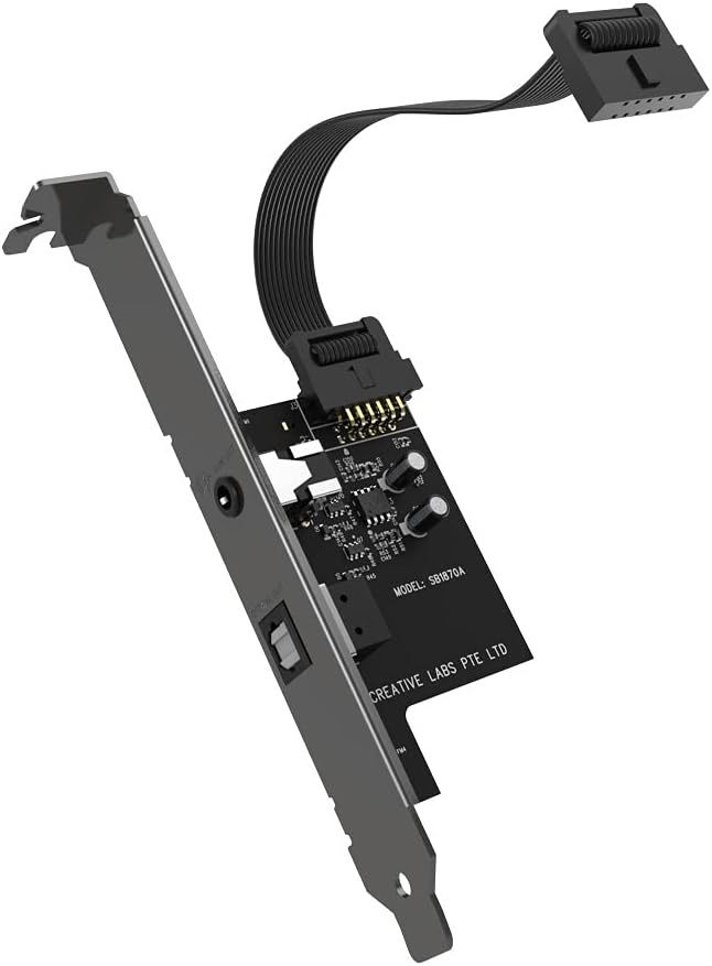 PCIe 5.1 Sound Card with Headphone Amp R792061