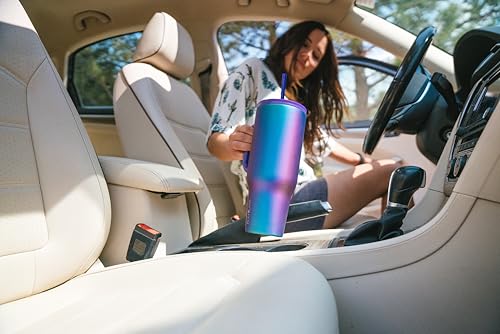 16 Oz Insulated Travel Tumbler with Straw E637395