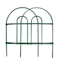18 in x 50 ft Rustproof Green Iron Decorative Garden Fence L820985