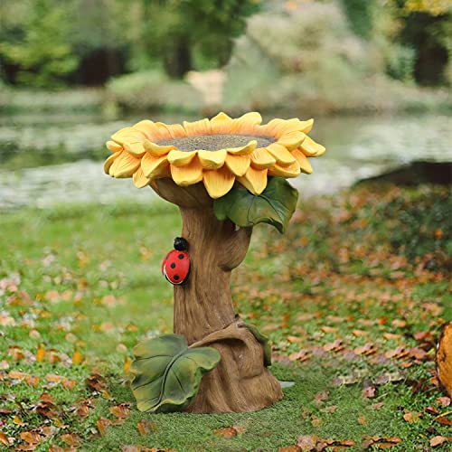 Powder Blue Ceramic 20-in Tall Birdbath F1490