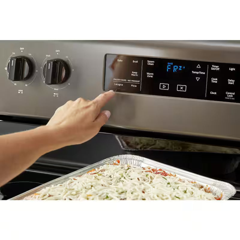 Black Stainless Electric Range with 5 Elements E459907