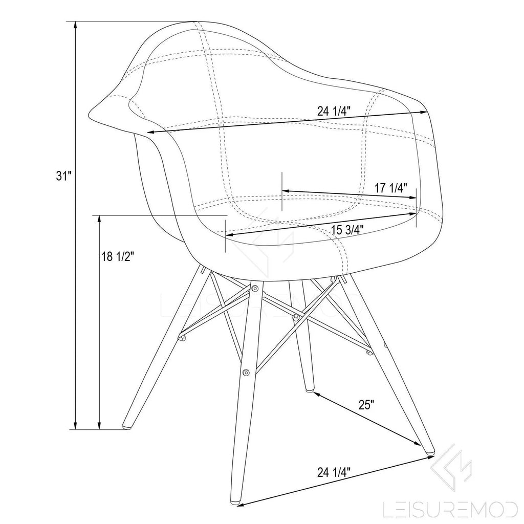 Fabric Accent Chair Set of 4 A652639