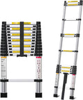 Telescoping Aluminum Extension Ladder, 330lbs Max Capacity C7341