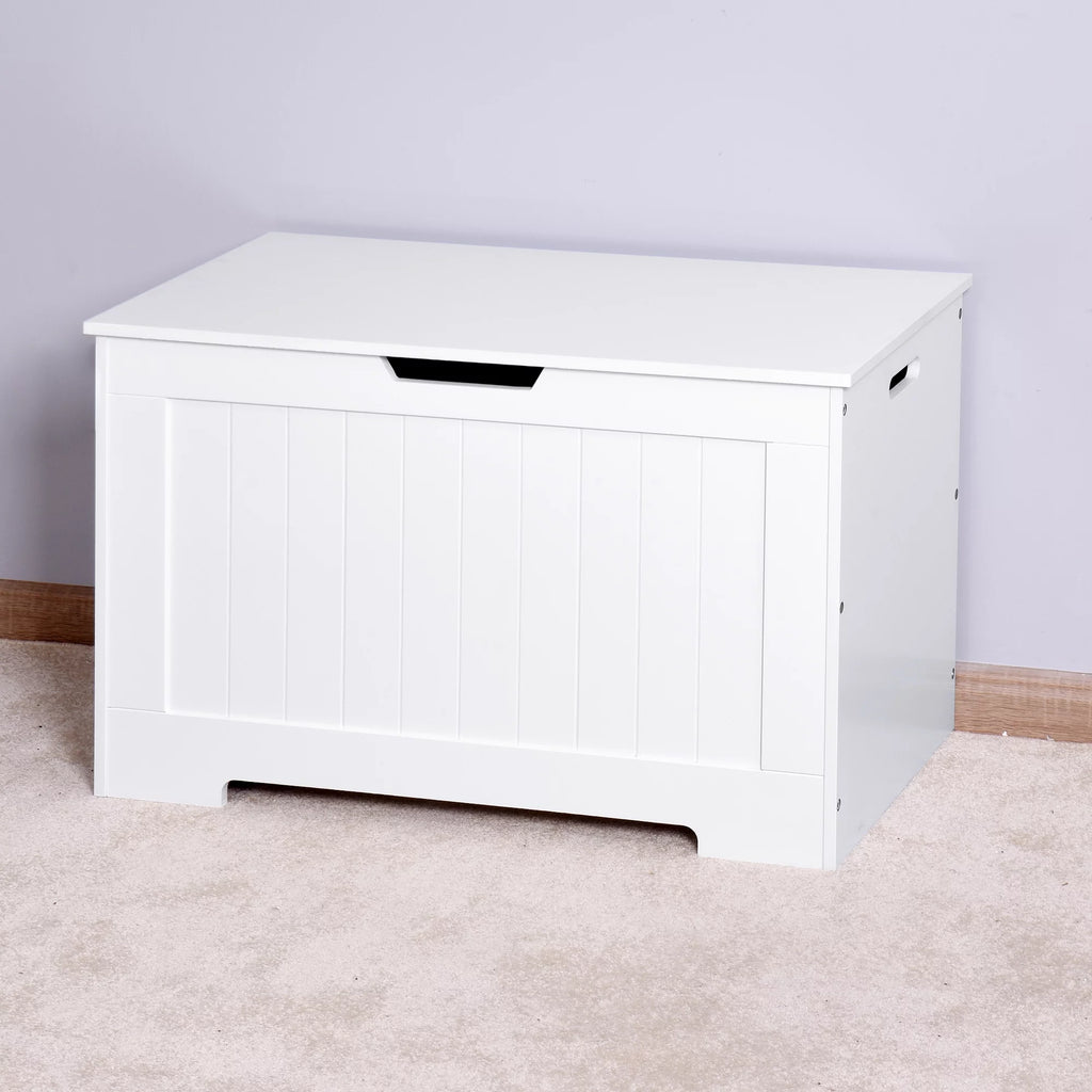 White Lift Top Wooden Storage Cabinet N352974