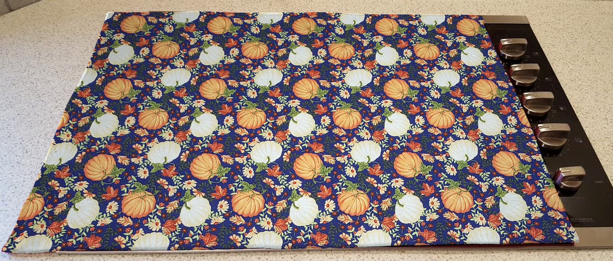 Pumpkins on Purple Stove Top Cover & Protector T898