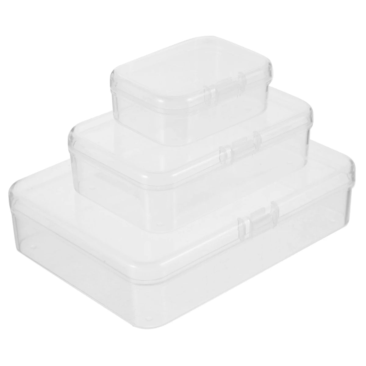 28 Pcs Clear Plastic Storage Bins O149