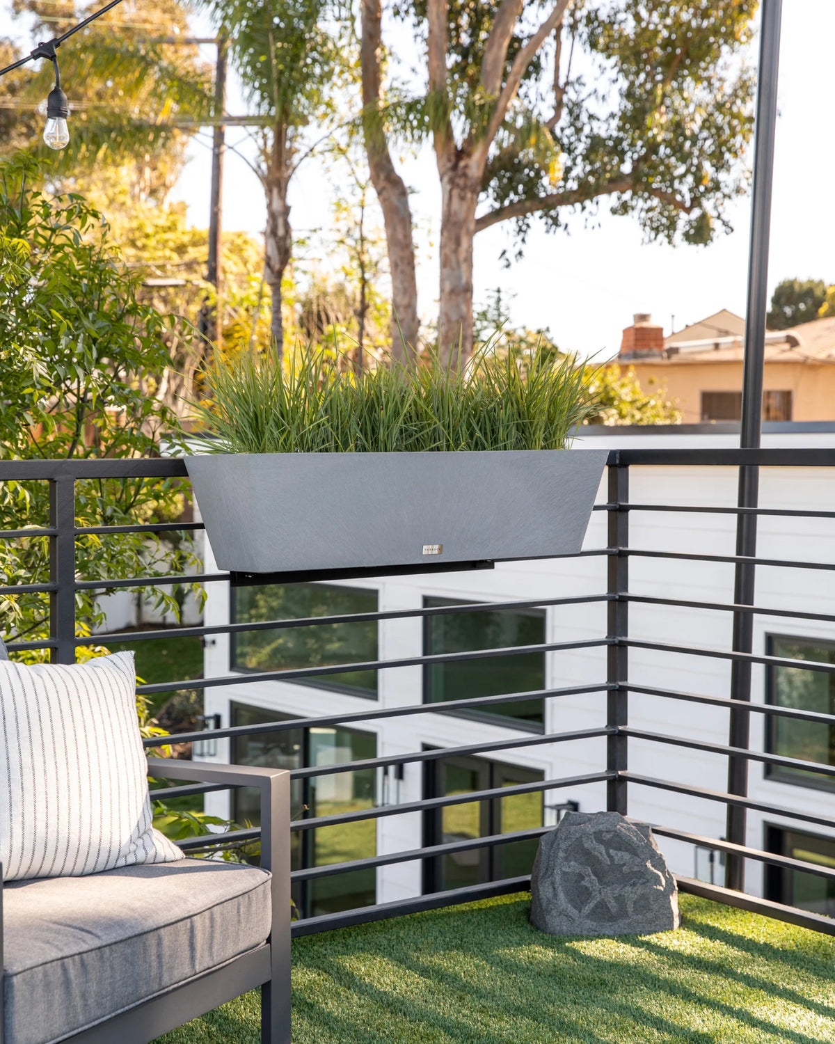 36" Plastic Railing Planter W941780