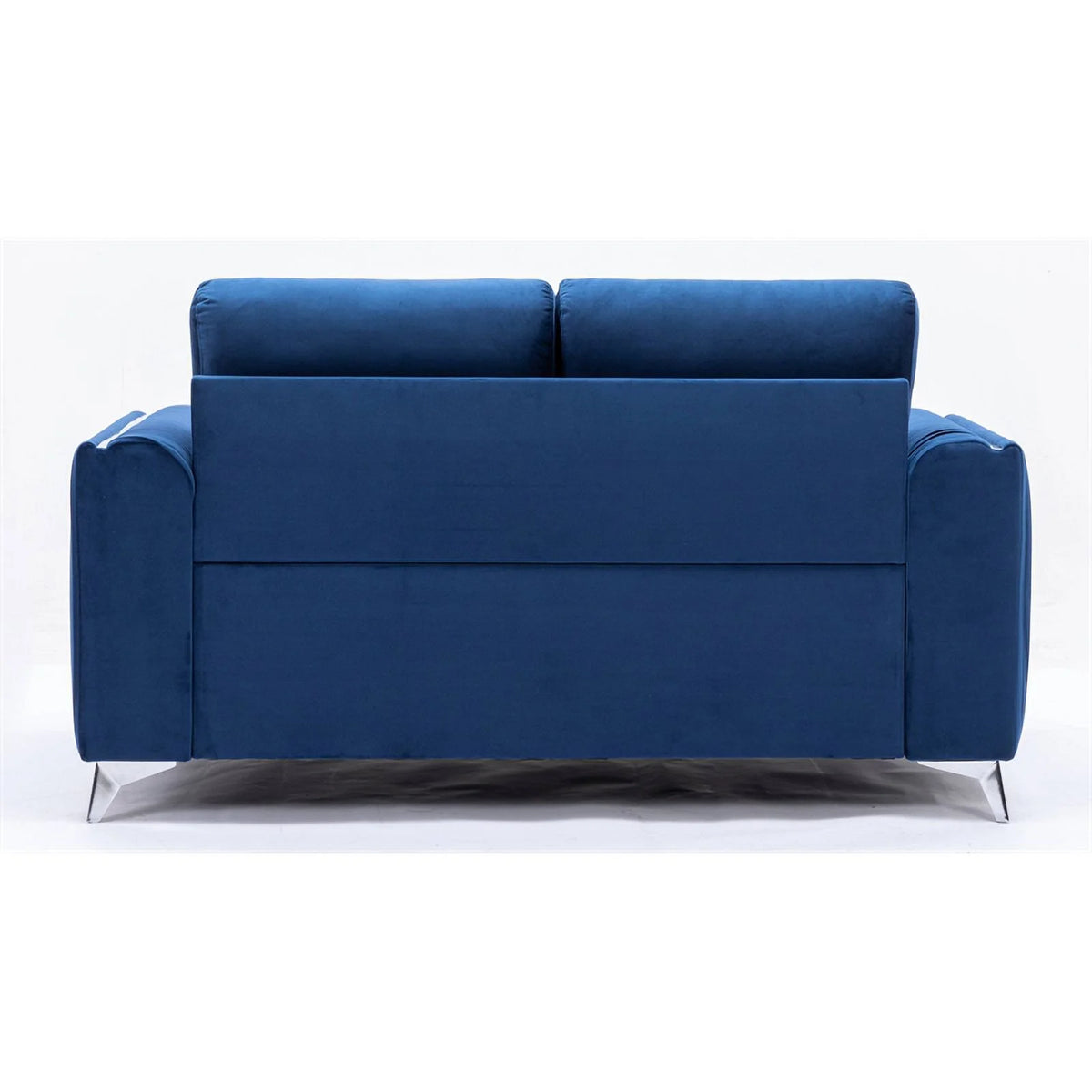 Blue Velvet Upholstered Loveseat V89670