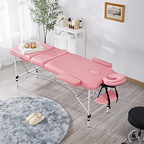 Black 28 Inch Wide Adjustable Folding Massage Table K2234