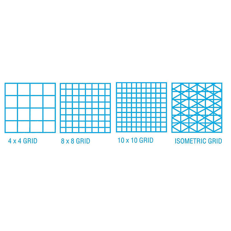 24 x 36 Vellum 10-Sheet Pack 10x10 Grid P352