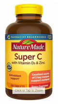 200 Tablets Vitamin C with Vitamin D3 and Zinc Y894869