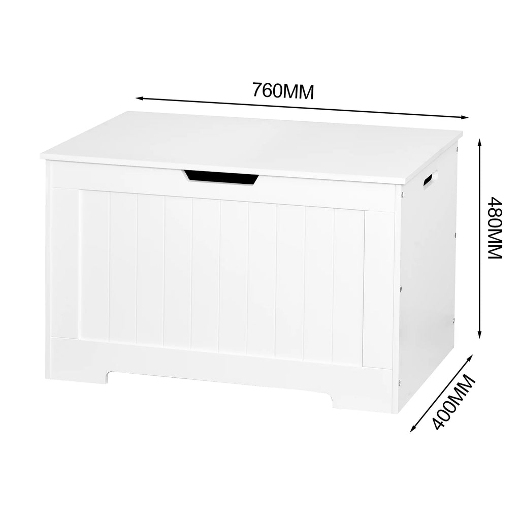 White Lift Top Wooden Storage Cabinet N352974
