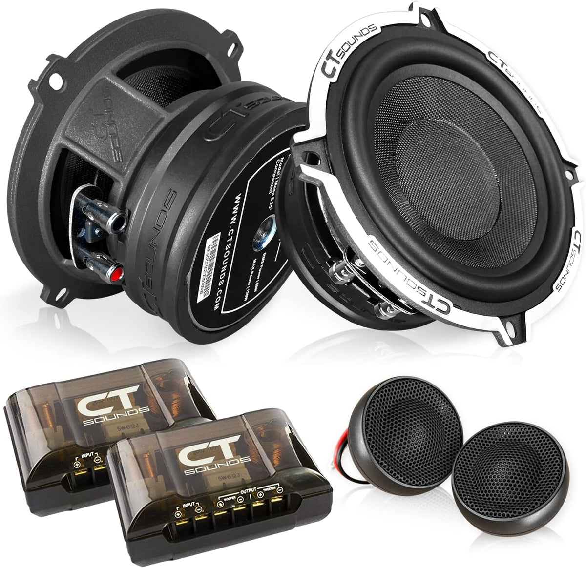 Meso 5.25” 240 Watt 2-Way Component Speaker Set S9848