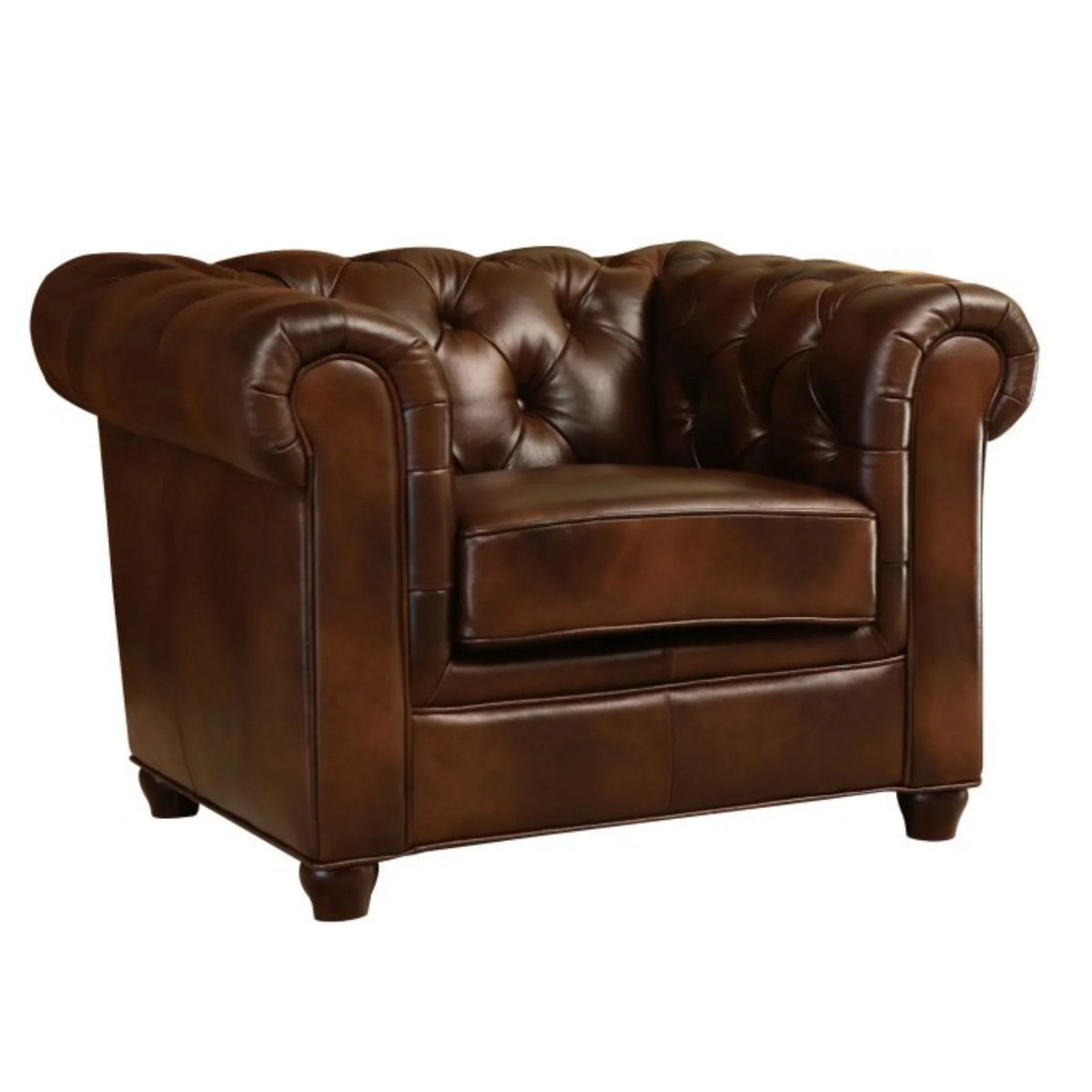 Leather Chesterfield Armchair Q3816