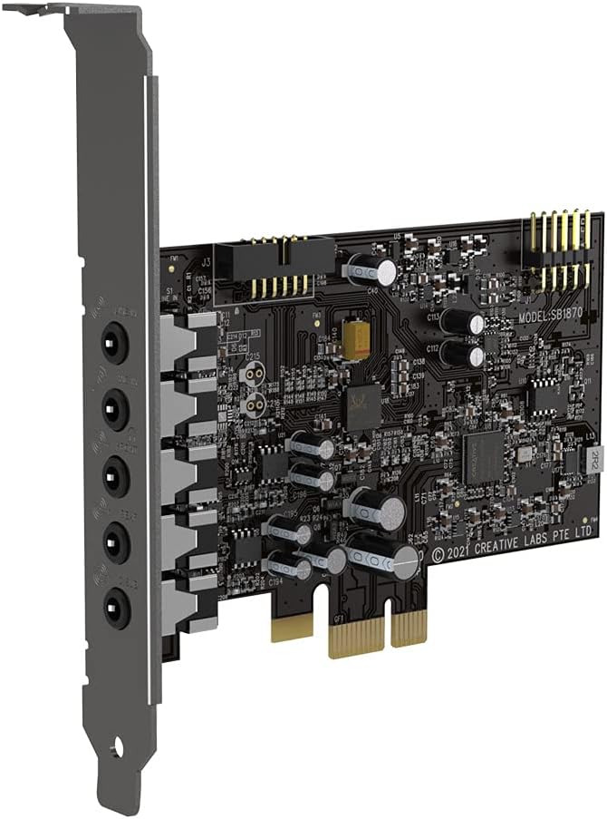 PCIe 5.1 Sound Card with Headphone Amp R792061