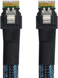NGFF M-Key NVME to SFF-8654 Slimline SAS Card Adapter and U.2 SFF-8639 NVME PCIe SSD Cable, Pack of 2 U35878