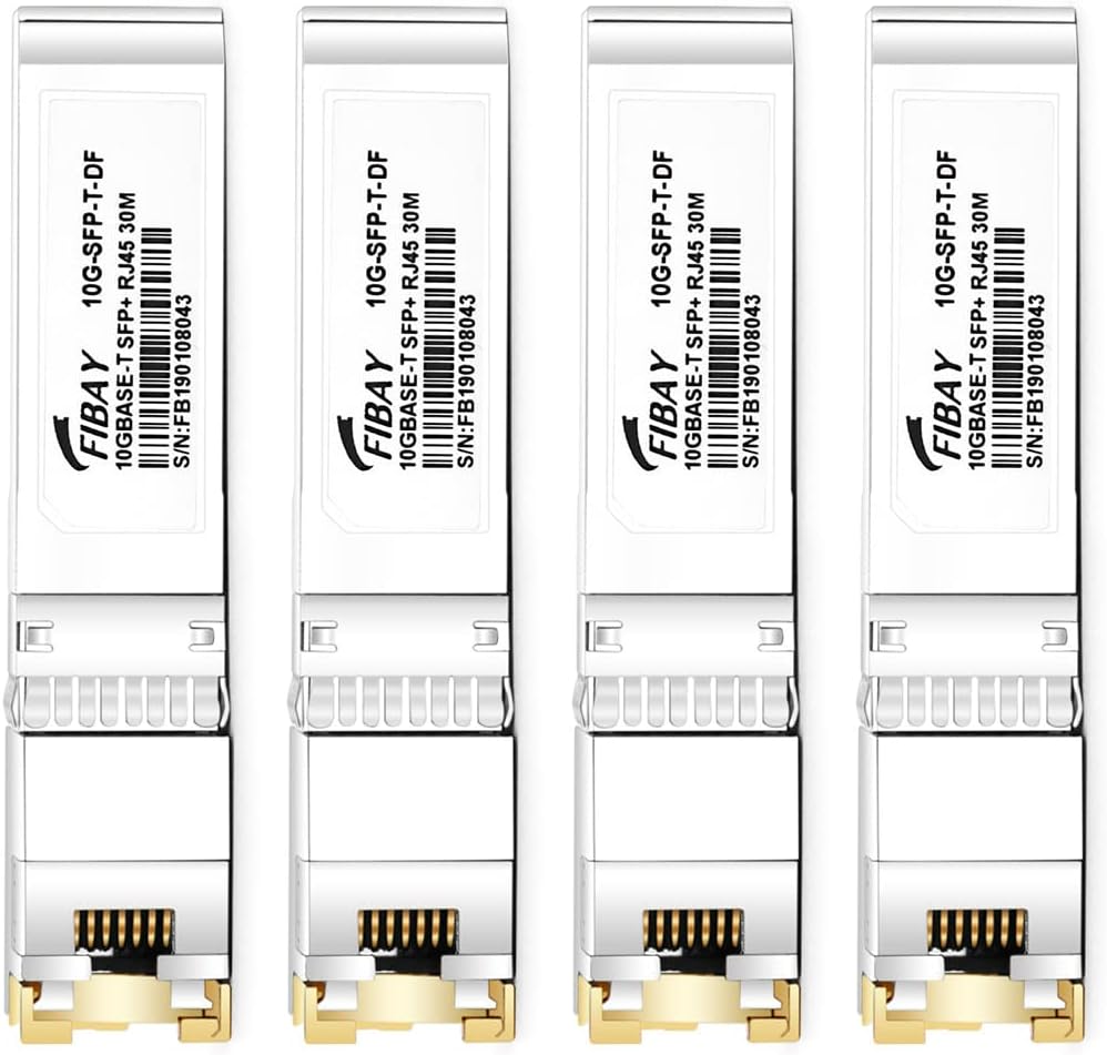 10GBase-T SFP+ to RJ45 Transceiver, 80m, Copper, Pack of 2 P96129
