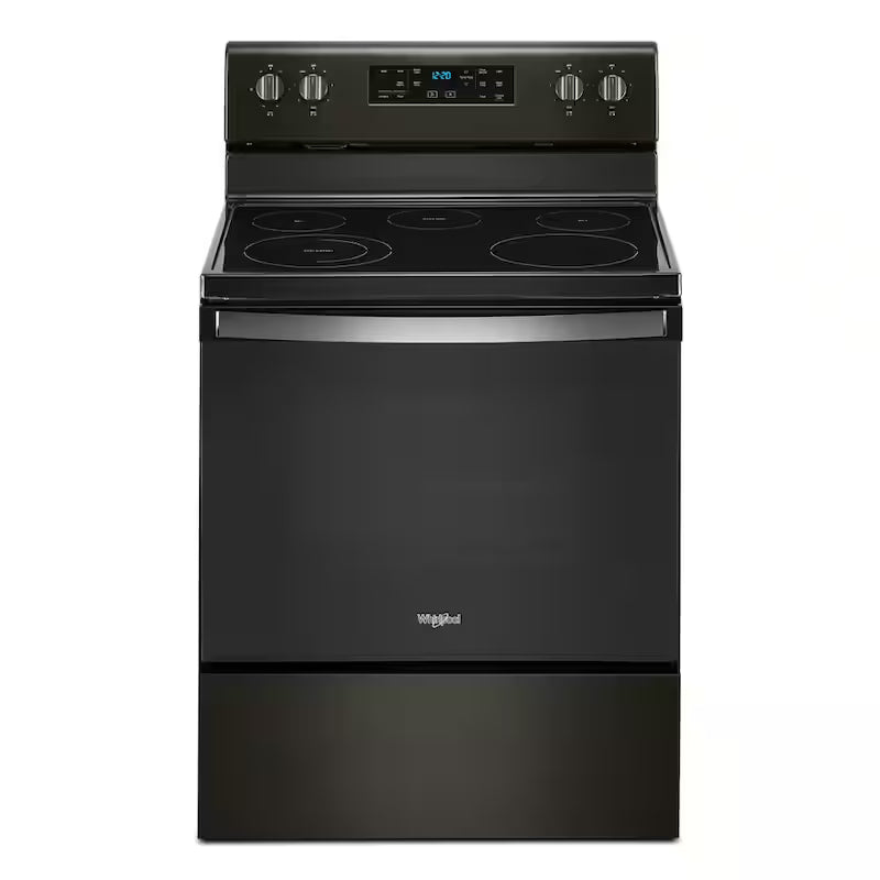 Black Stainless Electric Range with 5 Elements E459907
