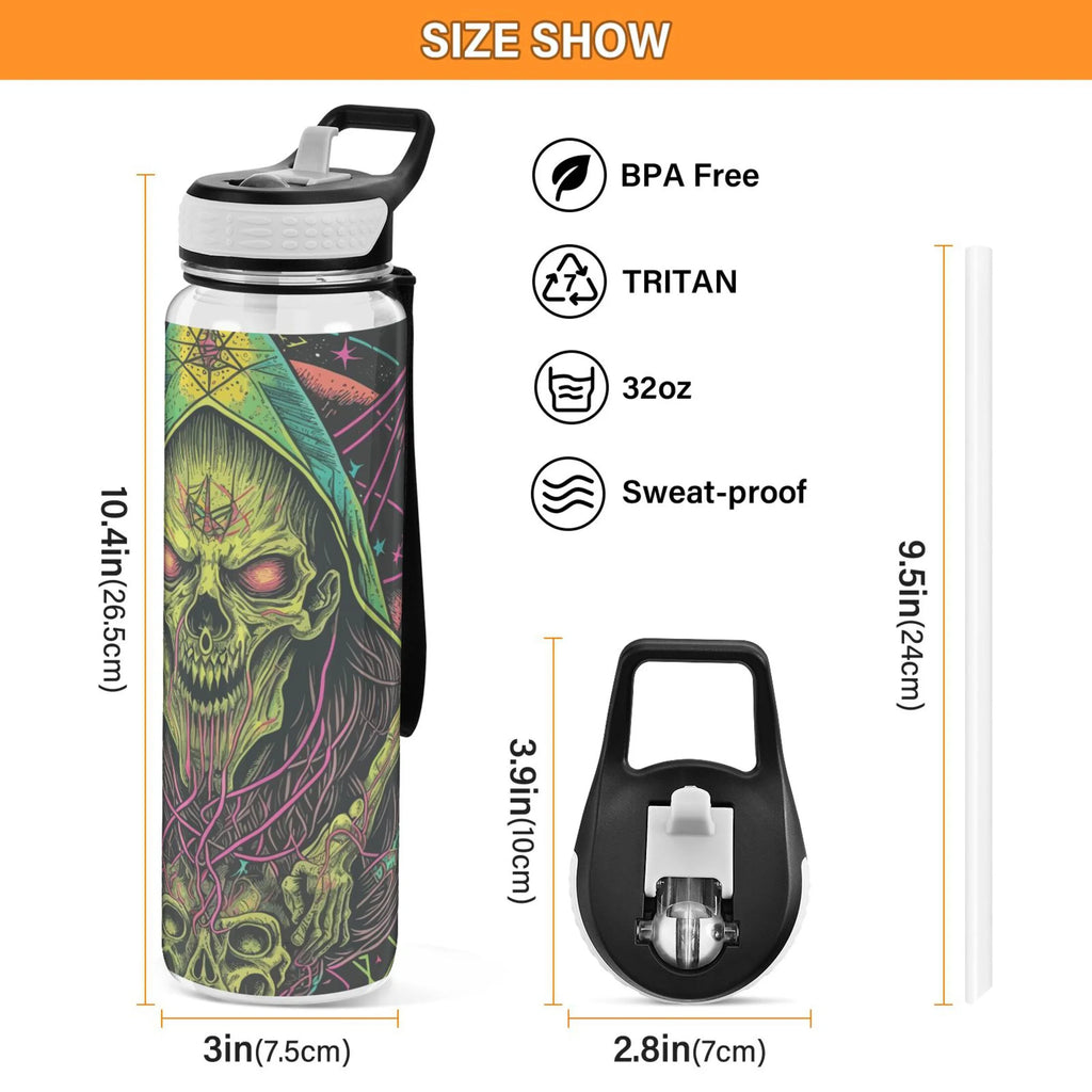 32oz Leakproof Tritan Sports Water Bottle with Straw E3531