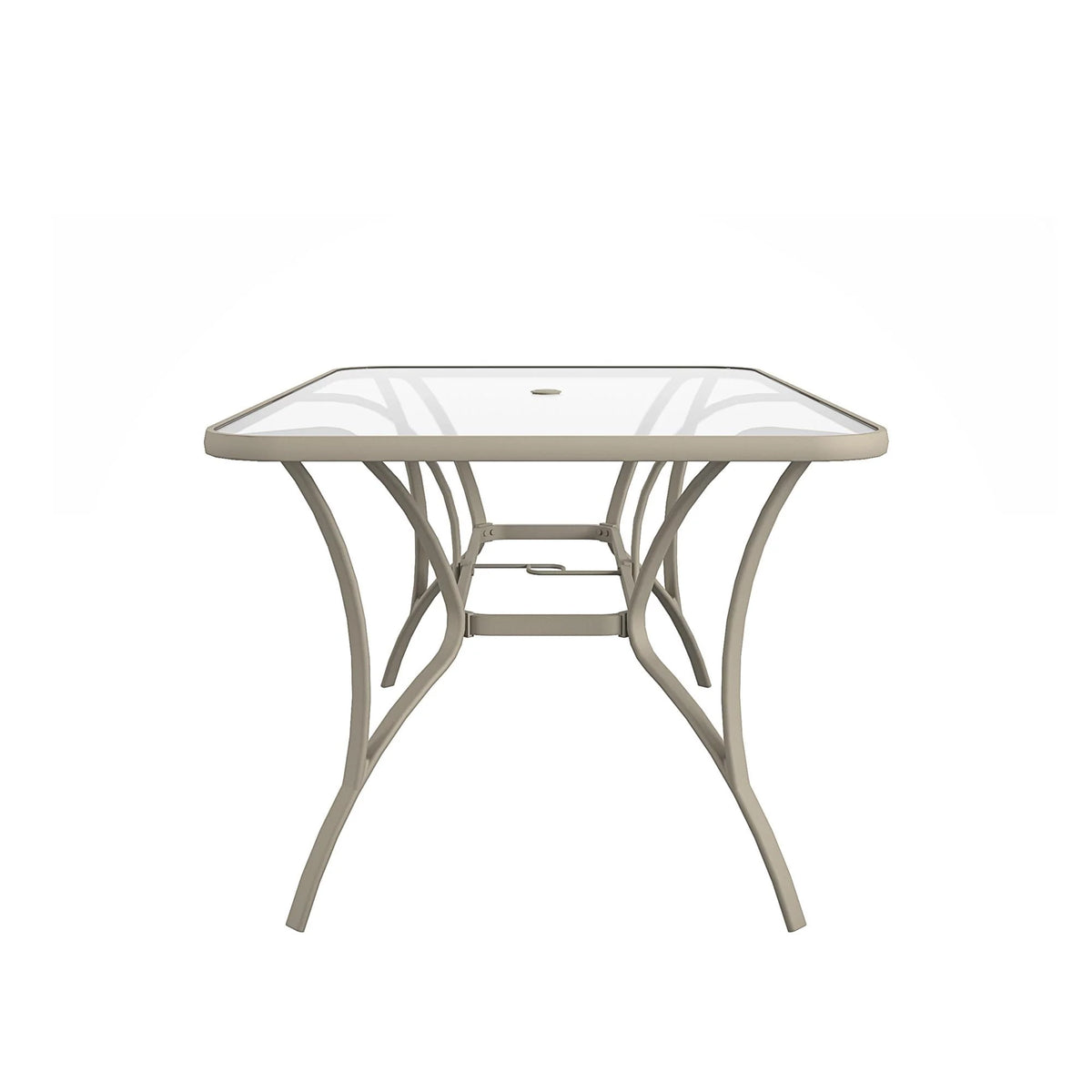 Dark Gray Steel Patio Dining Table D614